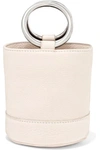 Simon Miller Bonsai 15 Mini Leather Bucket Bag In White