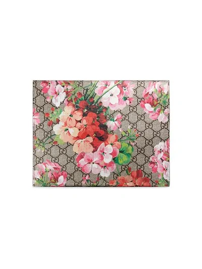Gucci Gg Blooms Large Cosmetic Case In Neutrals