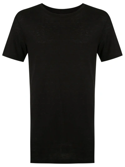 Osklen Chest Pocket Crew Neck T-shirt In Black