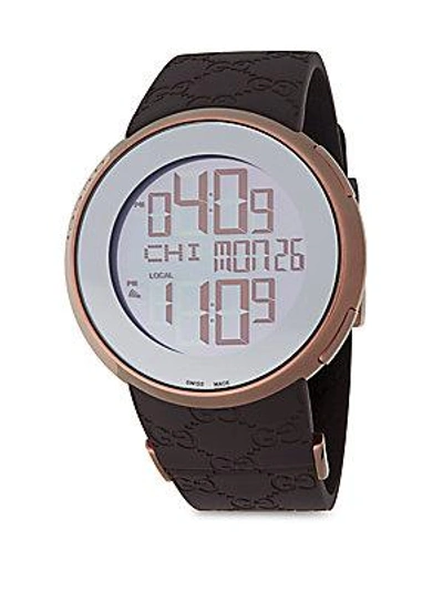 Gucci Dual-zone Digital Watch/brown