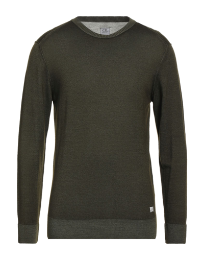 C.p. Company Sweaters In Green