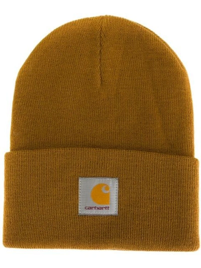 Carhartt Wip Watch Beanie In Brown - Brown In 399m Hamilton Brown