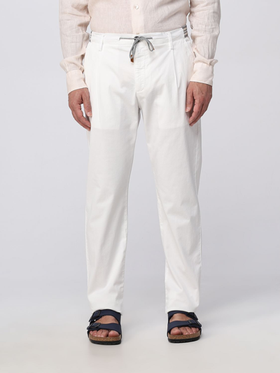 Eleventy White Cotton Pants