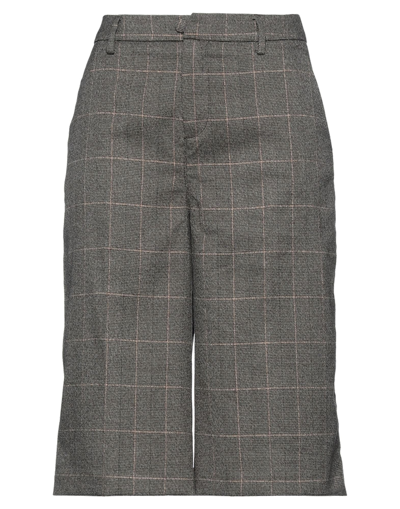 Liu •jo Woman Shorts & Bermuda Shorts Brown Size 8 Polyester, Viscose, Elastane, Metallic Fiber