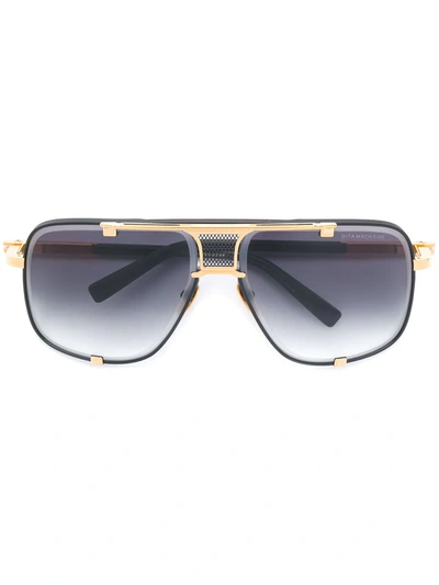 Dita Eyewear Pilot-frame Sunglasses In Black