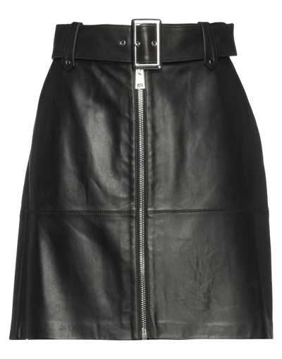 Pinko Mini Skirts In Black