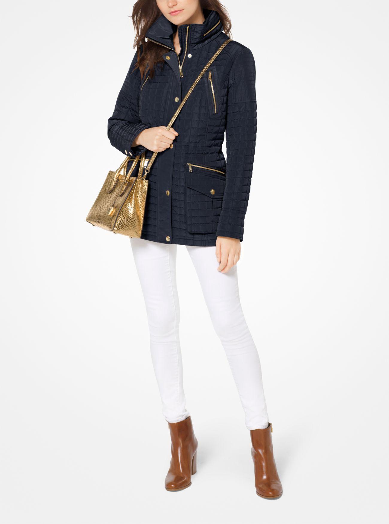michael kors quilted coats