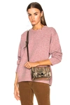 Acne Studios Samara Fuller Fit Sweater In Stripes,pink,gray