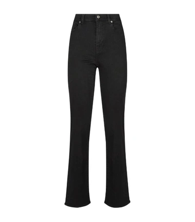 7 For All Mankind The Straight B(air) Jeans In Black