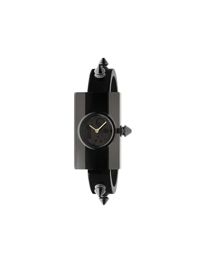Gucci Vintage Web Watch, 24x40mm In Black