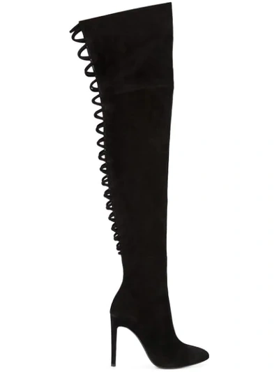 Giuseppe Zanotti Thigh-high Boots In Black
