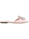 Dolce & Gabbana Bianca Embellished Sandals - Pink