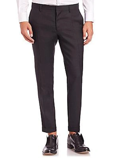 Viktor & Rolf Tokyo Wool & Silk Evening Pants In Black