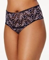 Hanky Panky Plus Size Retro Lace Thong 591924x In Navy/pink