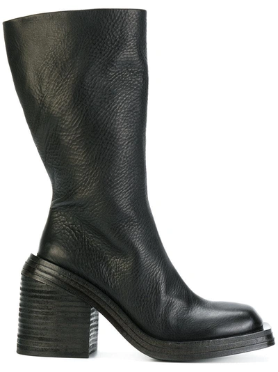 Marsèll Block Heel Boots - Black