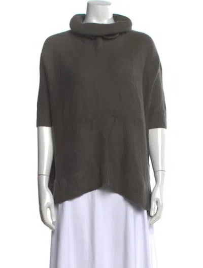 Pre-owned 360 Sweater Cashmere Turtleneck Sweater In Grey