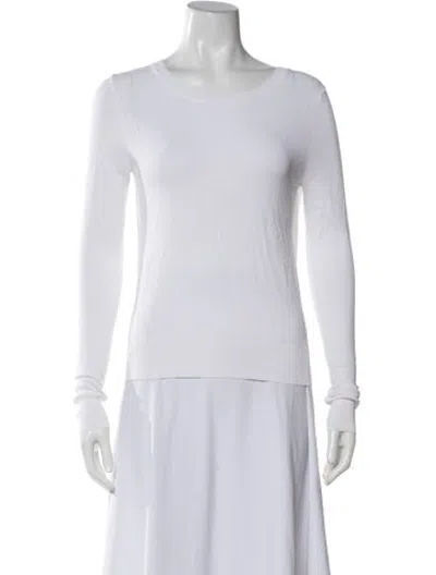 Pre-owned 360 Sweater Crew Neck Sweater In White