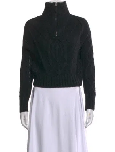 Pre-owned 360 Sweater Turtleneck Sweater In Black