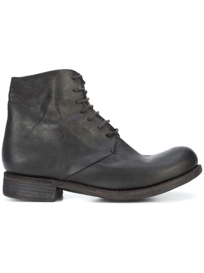 A Diciannoveventitre Ankle Boots In Black