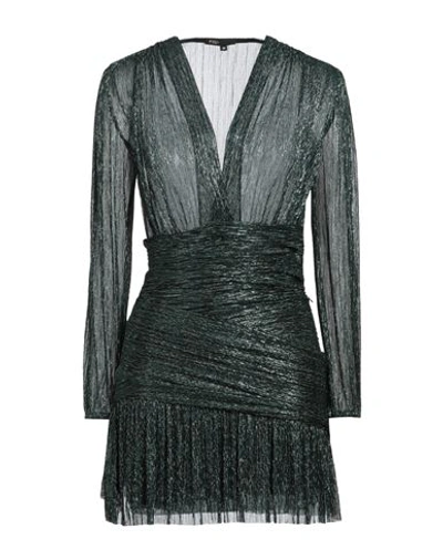 Maje Short Dresses In Green