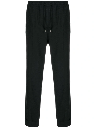 Gucci Drawstring Cropped Trousers - Black