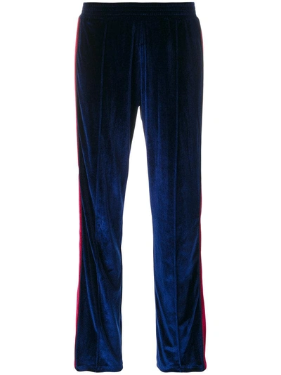 Forte Couture Forte Dei Marmi Couture Velvet Sweat Pants - Blue