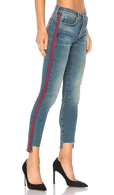 Current Elliott Current/elliott The Highwaist Stripe Jeans In Powell
