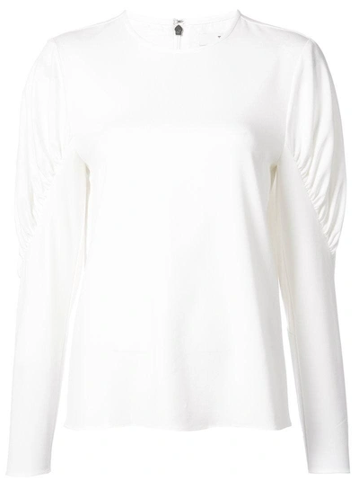 Tibi Ruched Panel Blouse