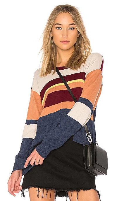 Wilt Slouchy Shifted Sweater In Blue