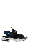 Nike Swoosh-logo Canyon Sandals In Black/volt/racer Blue/pure Platinum