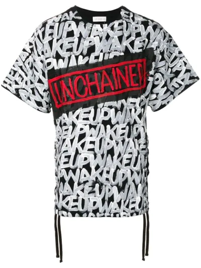 Faith Connexion Unchained Printed T-shirt In Black