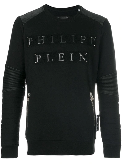 Philipp Plein Logo Sweatshirt In Black