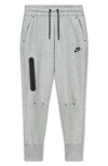 Nike Kids' Sportswear Tech Fleece Sweatpants In Dark Grey Heather/black