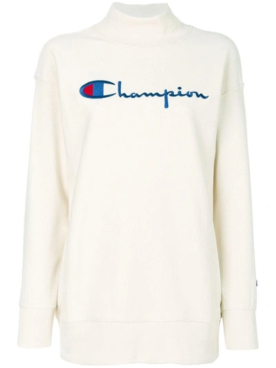Champion Embroidered Logo Roll Neck Jumper