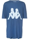 Faith Connexion X Kappa Printed T-shirt In Blue