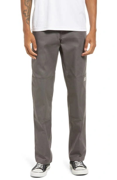 Dickies R2r Regular Fit Double Knee Pants In Silver
