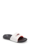 Under Armour Ansa Fix Slide Sandal In Black/ Black/ Black