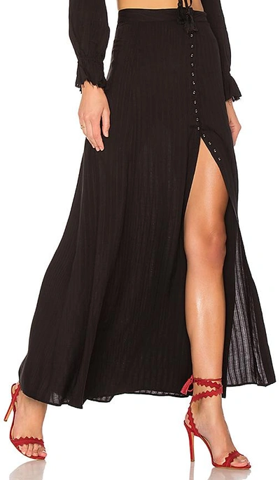 Majorelle Sangria Skirt In Black
