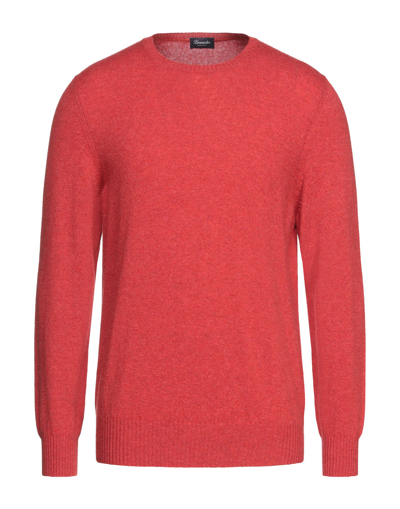 Drumohr Sweaters In Tomato Red