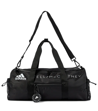 Adidas By Stella Mccartney Studio Duffel Bag In Black Black White