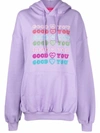Ireneisgood Good For You Embroidered Hoodie In Pink