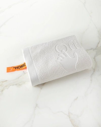 Off-white Swimming Man Logo Shower Towel In White