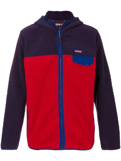 Patagonia Synchilla Snap-t Fleece Pullover In Classic Red