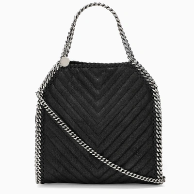 Stella Mccartney Black Chevron Falabella Small Bag