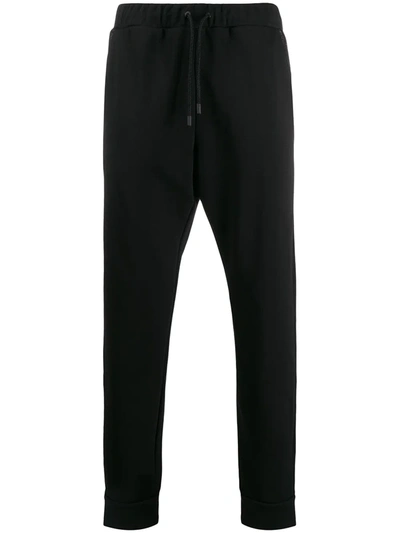 Fendi Ff Motif Detail Track Pants In Black