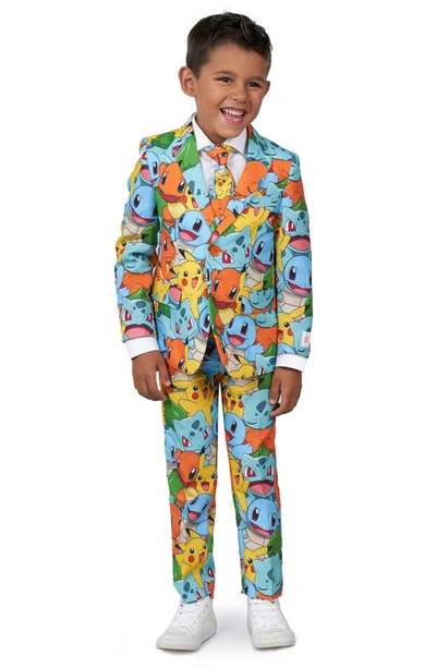 Opposuits Kids' Pokémon Two-piece Suit With Tie In Miscellaneous