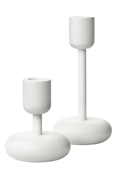 Iittala Nappula Candleholder In Ivory