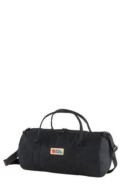 Fjall Raven Vardag 30l Duffle Bag In Black