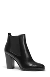 Michael Michael Kors Lottie Chelsea Boot In Black Vachetta Leather