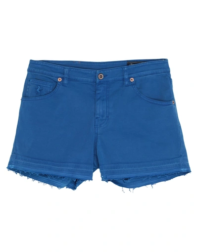 Avantgar Denim By European Culture Shorts & Bermuda Shorts In Bright Blue